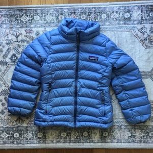 Patagonia Kids Blue Puffer Jacket